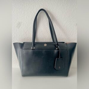 Tory Burch Black Leather Tote